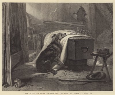 Il principale piangente del pastore da Edwin Landseer